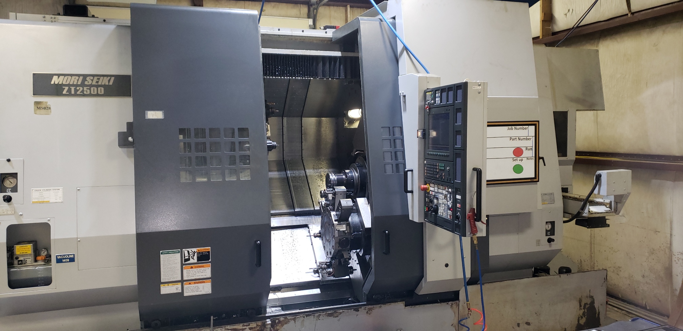 C3 CNC Mori-Seiki ZT2500y, 7 axis turning center